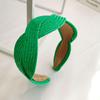 Women Headband Wide Brim Hair Band Fashion Fashion Solid Headdress Hairpin Color Straw