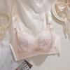 Women Floral Lace Comfortable Push Up Breathable Shaping Anti Slip Bra