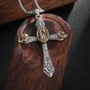 Virgin Cross Women's Clavicle Chain Fashion New Men's Jewelry High-Level Simple Pendant Necklace