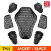 Motorcycle Protective Gear For Off-road Riding Chest Back Knee Elbow Protection Equipment Built-in Inserted Protective Gear