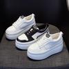Damenschuhe 2025 beliebte kleine weiße Schuhe Damen Plateau Schwarz-Weiß Panda Schuhe vielseitige Freizeit Sport Dad Schuhe ins Tide