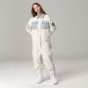 Unisex One-Piece Snowsuit Set Waterproof Windproof Warm Skiing Snowboarding Winter Sports