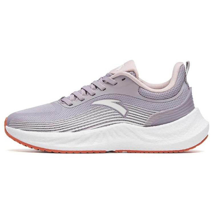 

New Anta Martian Foam Abrasion Resistant Breathable Low Top Running Shoes Women s Magic Carpet Gray 122315585-3 38.5