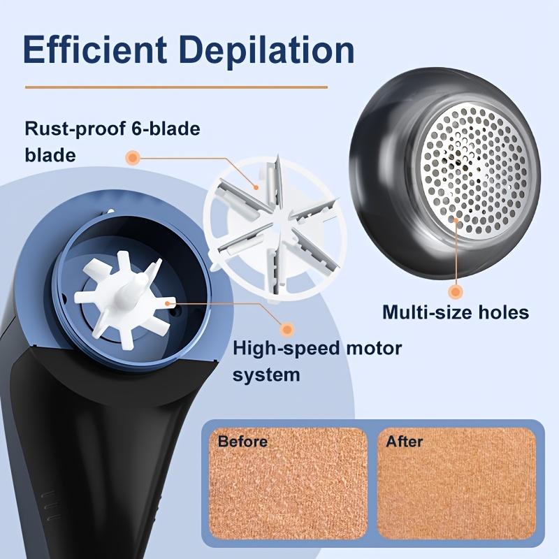 Rechargeable Fabric Shaver Lint Remover for Sweaters Portable Electric Sweater Depiller Fuzz Ball Trimmer Suitable for Clothing And Furniture