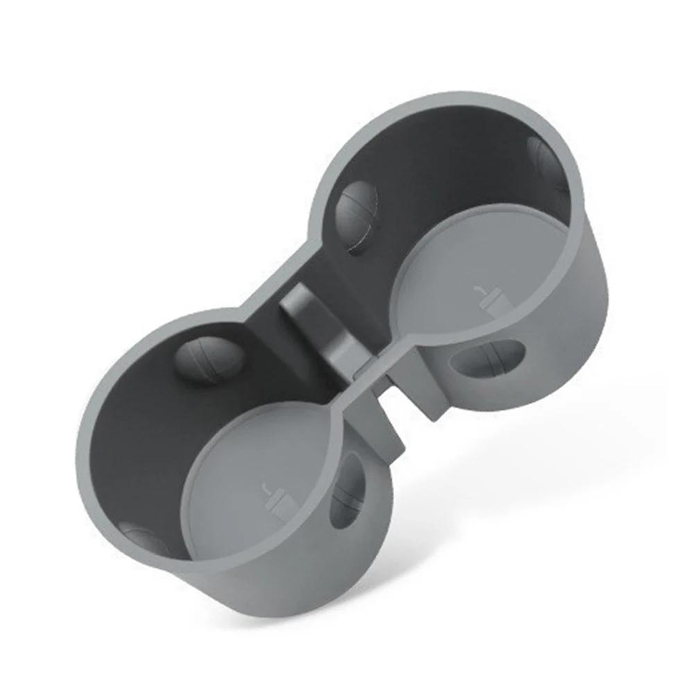 

Автомобильная консоль TPE держатель для стакана воды вставка с гнездом для автомобильного ключа-карты для Tesla Model Y 2021 2022 2023 2024 Model 3 2017-0223 серый