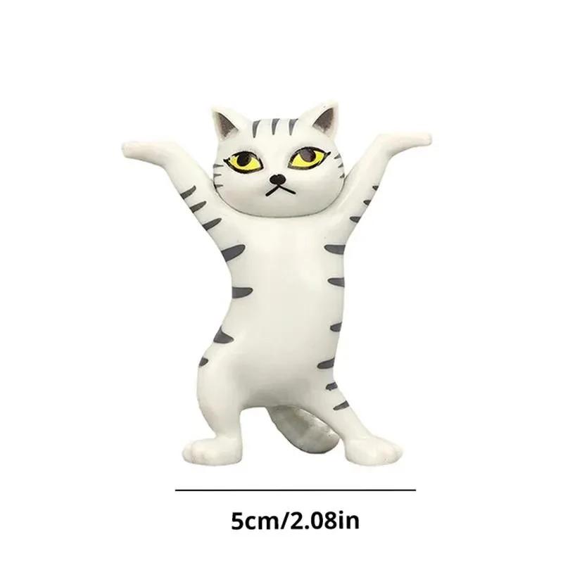 5pcs Dancing Cats Pen Holder Cat Lover Gifts,Creative the Coffin Dancers for Desk Home Decoration Ornaments Small Item Storage