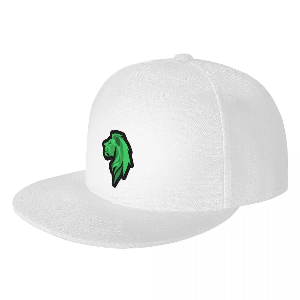 Lion Head In Green Stylized Baseball Cap Beach Wild Ball Hat Women Hats Unisexs