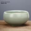 Ru Kiln Master Crackled Porcelain Tea Tasting Cup - Ceramic Kung Fu Tea Set and Business Gift