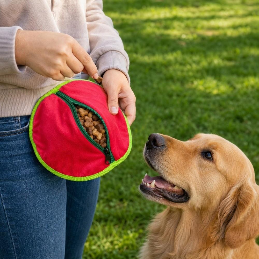 Large Capacity Dog Training Snack Bag Lightweight Puppy Reward Pouch Feeding Time