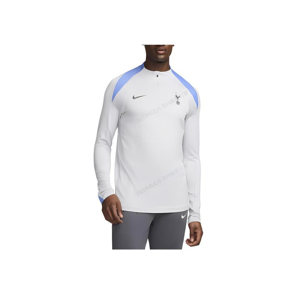 Nike Dri-Fit Tottenham Hotspur Logo Embroidered Patch Outdoor Casual Sports Training Retro Jersey Color Block Long Sleeve T-Shirt Men Tops FN9842-098
