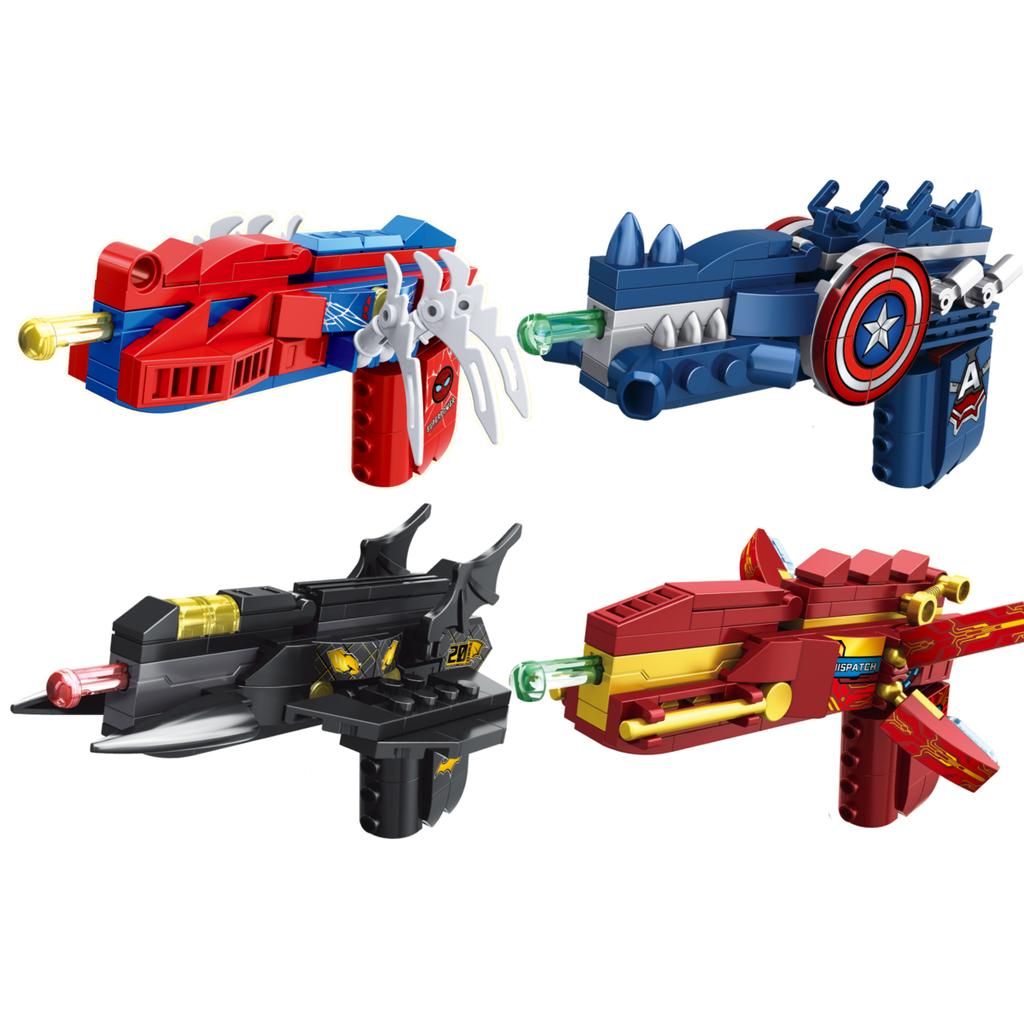 Blind Box Mini Marvel Building Blocks Figures Big Goblin Spiderman Iron Man Venom Captain Hawk Deadpool Technic Armor Gift Toys