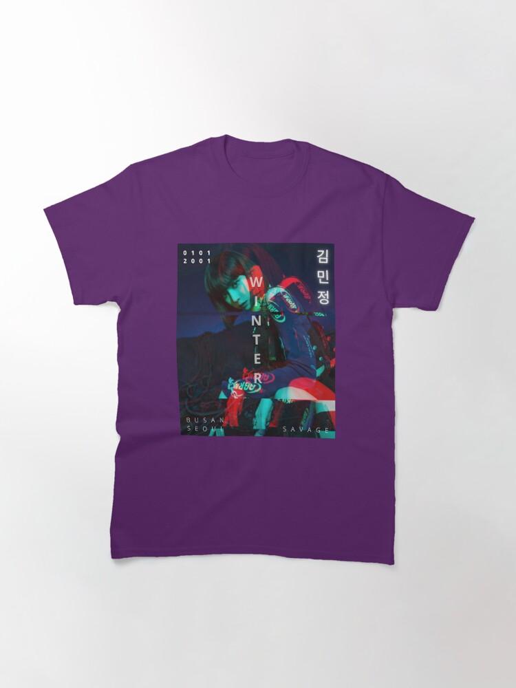 aespa Winter SAVAGE Glitch Version Classic T-Shirt