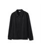 NOTIG Poly-Blend Half-Zip Collared T-Shirt Gray_Oka3T1Tl101G1