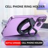 3-in-1 Magnetic Cell Phone Ring Holder Alloy Phone Grip Kickstand Finger Ring Holder Stand for iPhone 15 14 13 12 Pro Max Series