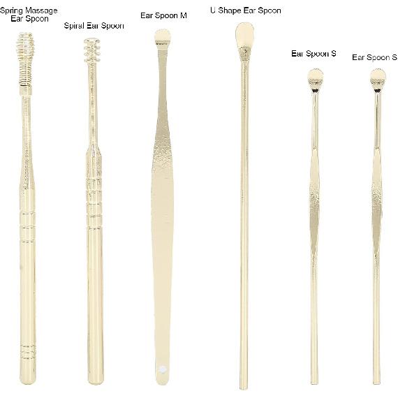 

Средство для чистки ушей, Набор для удаления ушной серы, Инструмент для удаления ушной серы, Инструменты 6 в 1, Ушная ложка из нержавеющей стали, Средство для удаления с сумкой для хранения для дома(желтый)