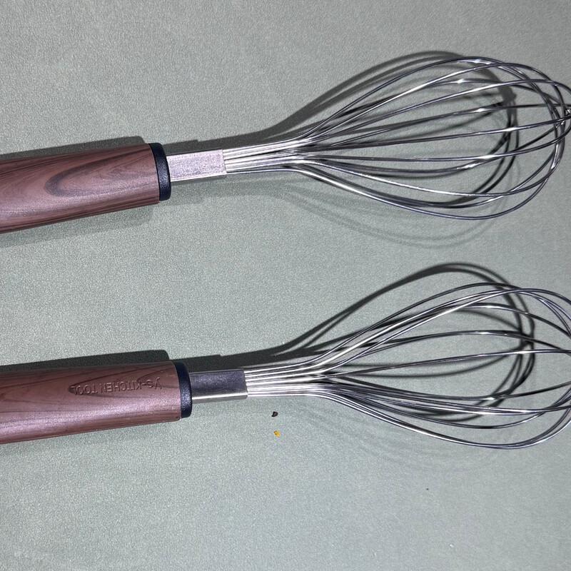 CAIZHI Stainless Steel Manual Egg Whisk