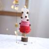 Christmas Wool Felt Tree Ornament For Holiday Decor And Scene Setting
