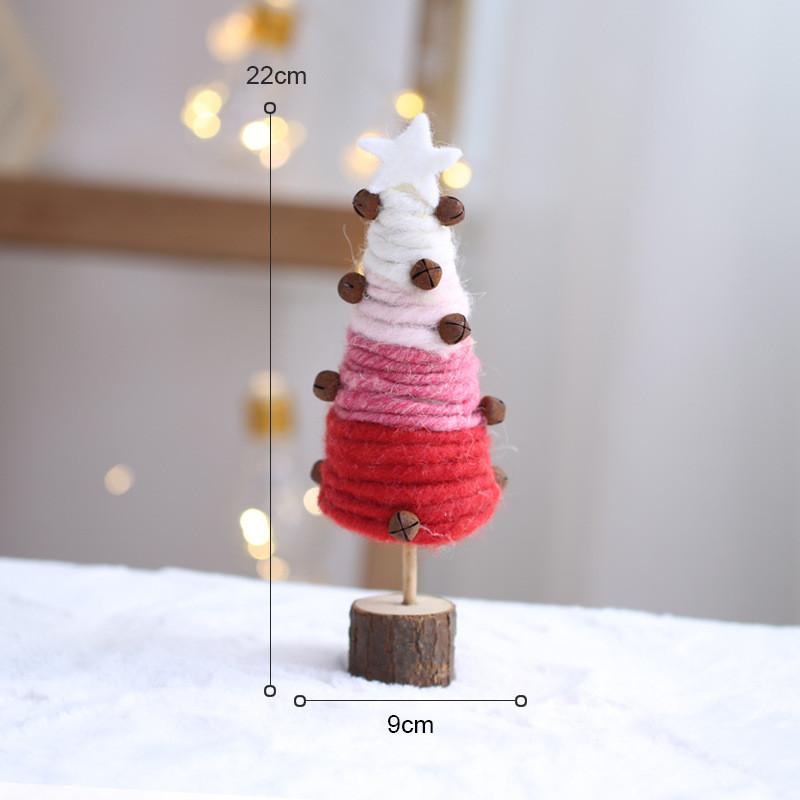 Christmas Wool Felt Tree Ornament For Holiday Decor And Scene Setting