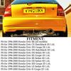 Červené kované spodní zadní rameno s pouzdrem pro Honda Civic EK 1996-2000 DX SI