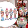 4Pcs Christmas Nutcracker Decoration 5 Inch Length Gifts Indoor Hanging Pendant Ornament for Door