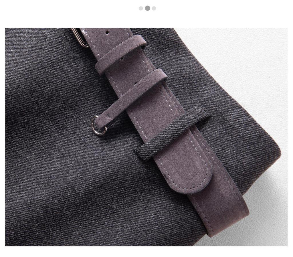 High-Design Slim Wool Blend Half-Skirt High-Waisted A-Line Belted Skort for Women, 2025 Winter Collection.