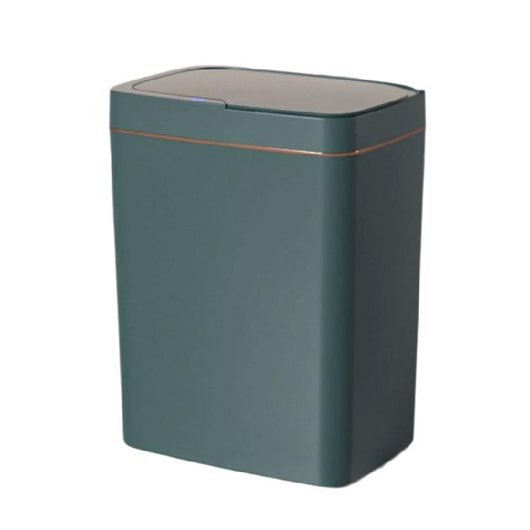 Battery Powered Waste Basket with Sensors Lid Easily Disposal Automatic Garbage Can for Cleanliness Enthusiasts