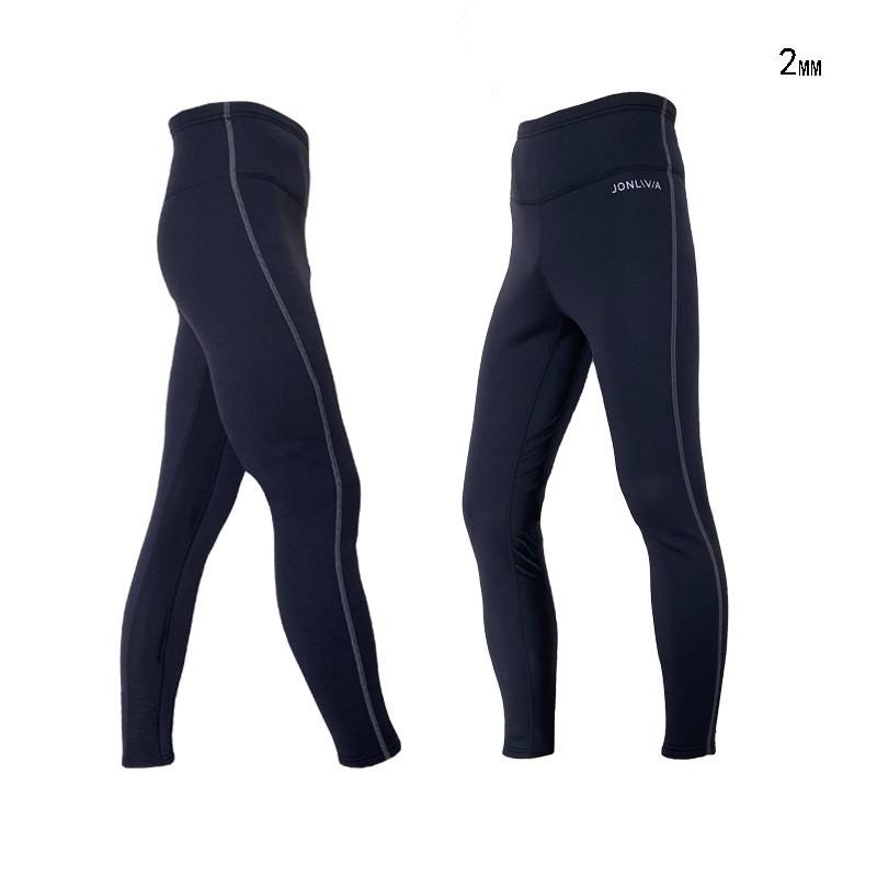 2mm Neoprene Wetsuit Pants Diving Snorkeling Swimming Thermal Insulation High-Waisted Unisex Adult