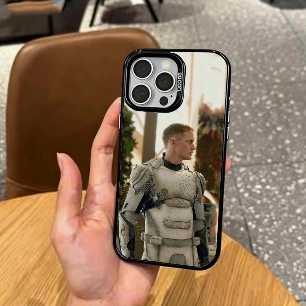 Epic Sci-Fi M-Murderbot   Phone Case For iPhone17,16,15,14,13,12,11 Plus,Pro Max Colored Silver Plated Inside Cover