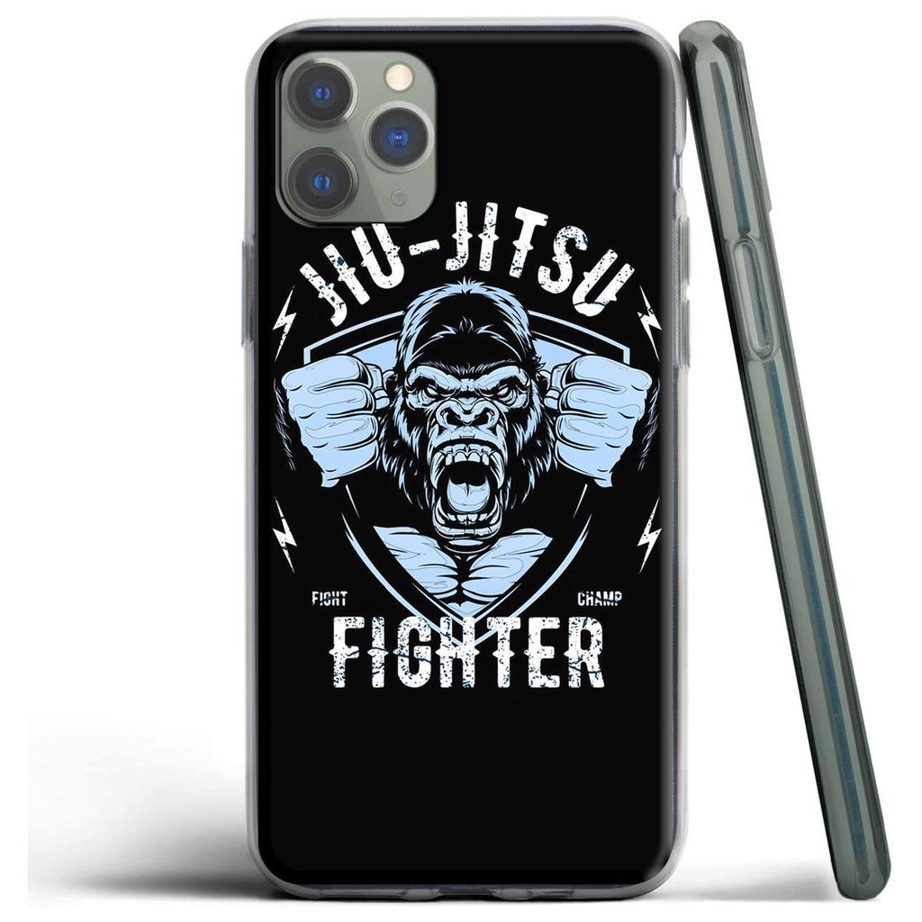 Judo Jiu Jitsu BJJ silikonové pouzdro pro Apple iPhone 12 Mini 11 Pro SE XS X XR Max 8 7 6S 6 Plus 5S