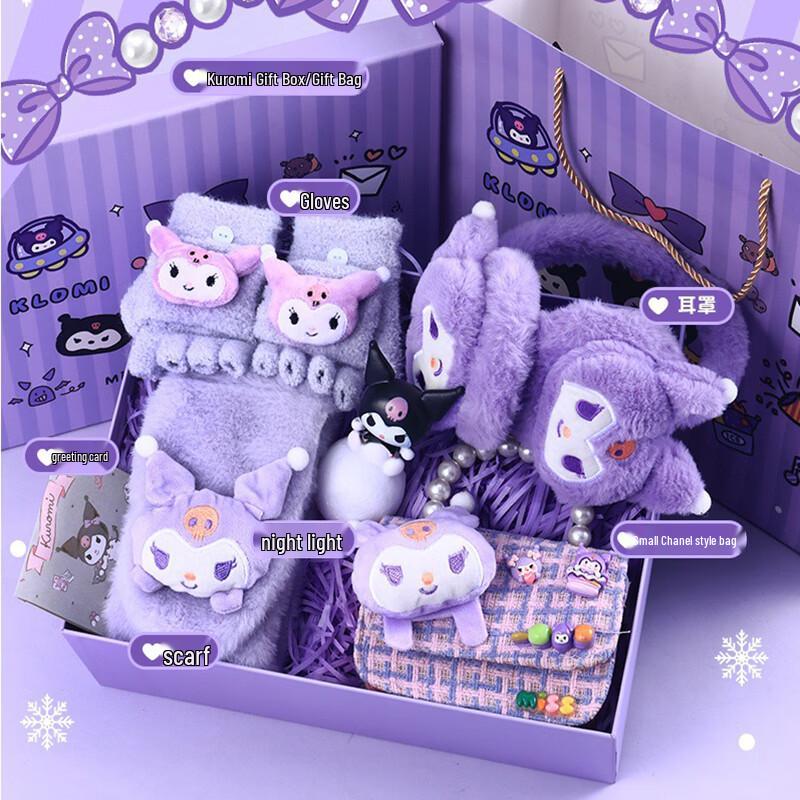 

Набір у подарунок: м яка іграшка Куромі та шарф