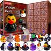 Advent Calendar 2025  Horror Rubber Duckies - 13 Days of Spooky Countdown with 2 Hidden Figures | Halloween and Christmas Collectible Rubber Ducks