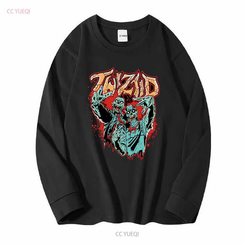 Twiztid Zombie T-Shirt vintage gewaschen leicht bequem dehnbar Unisex stilvoll Mode vielseitig weich Streetwear