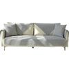 Sofa Cushion Four Seasons Universal Fabric Non-Slip Winter Cotton and Linen Mat Nordic Solid Wood All-Inclusive Cover Towel Backrest