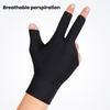 1Pc 3-Finger Billiards Glove Anti-slip Sweat-absorbing Breathable Men Women Right Hand Snooker Cue Sport Glove Billiards Accessories