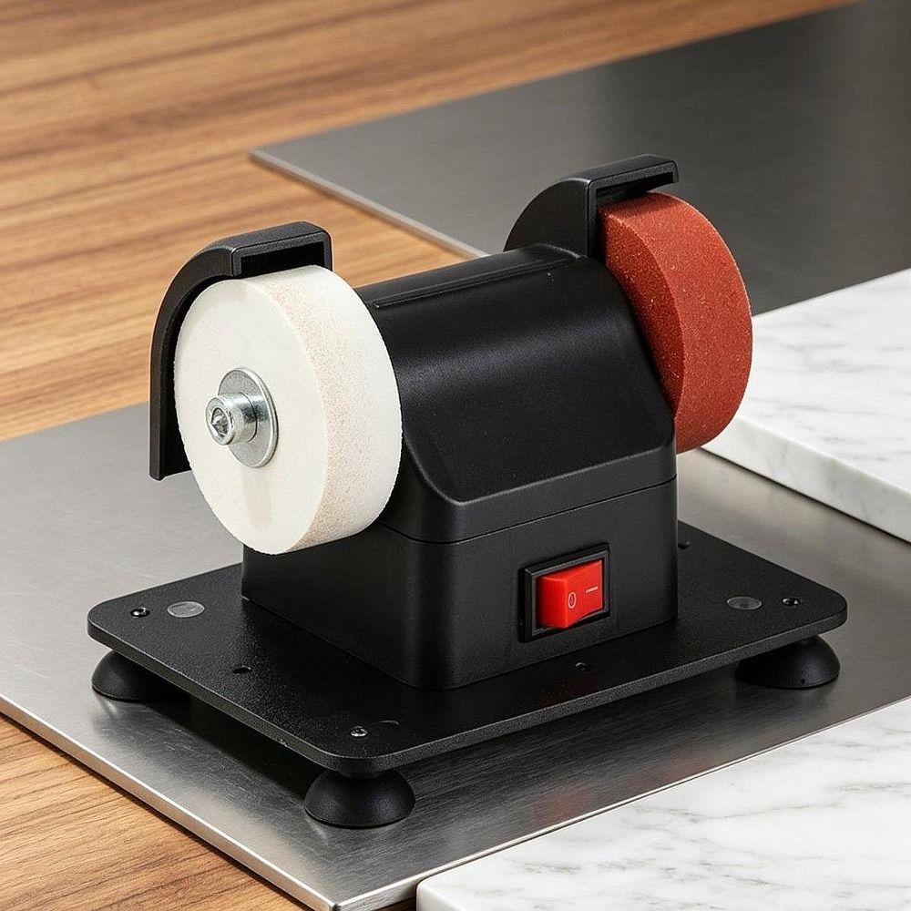 Adjustable Speed Desktop Grinding Machine Abrasive Wheels Electric Grinder for Home