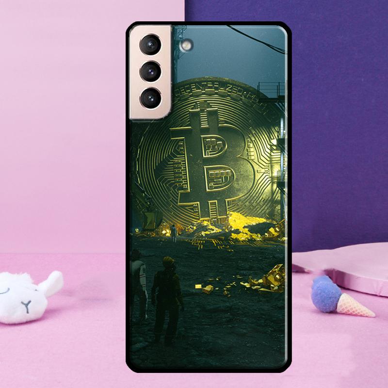 Bitcoin BTC Phone Case For Samsung Galaxy S25 S24 Ultra S9 S10 S20 S21 S22 Plus S23 FE S24 FE Cover