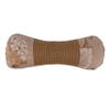 Wormwood Pillow Bone Shaped Reduce Fatigue Promote Circulation Detachable Cleansing Neck Cervical Pillow Coffee Color