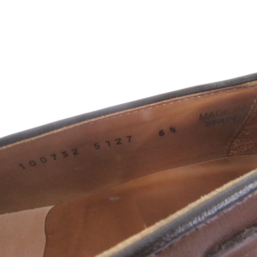 Great Berwick 1707 Loafers 5127 VELEBK Tassel Brown Leather Mens 6.5 Used