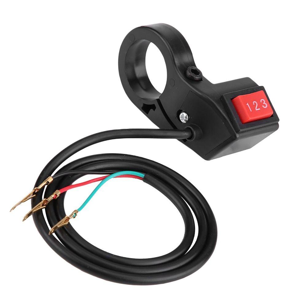 3 Speed E-bike Handlebar Switch Inner 22mm Switch Shift Universal Motorcycle Switch  Motorcycle
