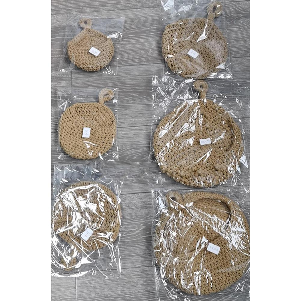 Woven Basket Hanging Storage 6 Size Baskets Cotton Rope