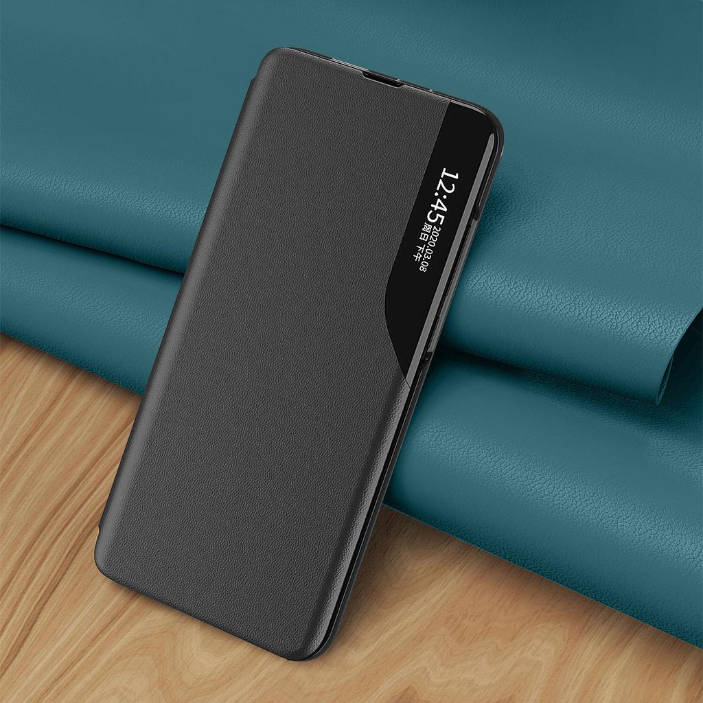 Priekš Xiaomi Redmi Note 13 Pro 5G/Poco X6 5G Vāciņš Ar Skata Logu Izturīgs pret Skrāpējumiem Telefona Statīva Korpuss