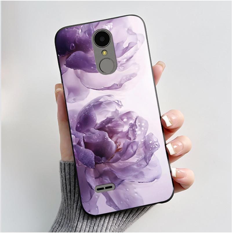 Casing For LG K4 2017 X230/LG K8 2017 X300 Slim Case Aesthetic Luxury Cute Cool Boys Girls Black Matte Soft Silicone Back Cover