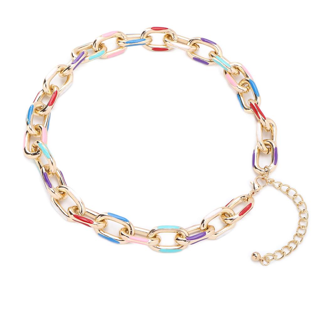 Hip Hop Chain Hypoallergenic Elegant Classic Alloy Necklace for Clothing Decorations