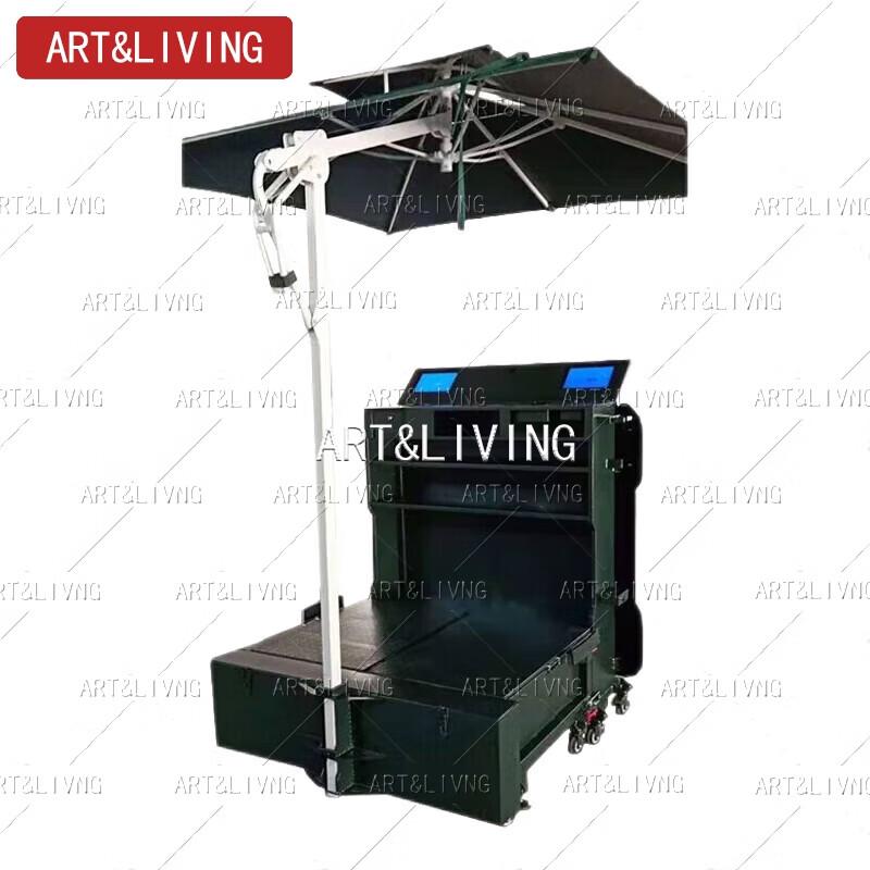 ART&LIVING Portable Foldable Duty Booth with Display