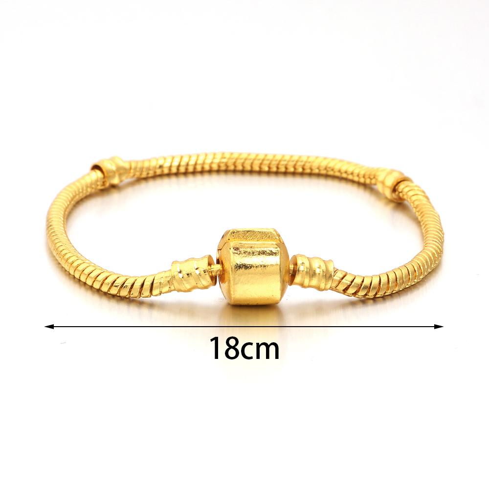 

Metal Snake Chain Charm Bracelet 18/19/20cm Flat Snake Bone Chain Bangles For Women Men DIY Jewelry Making Bracelets Gift Craft