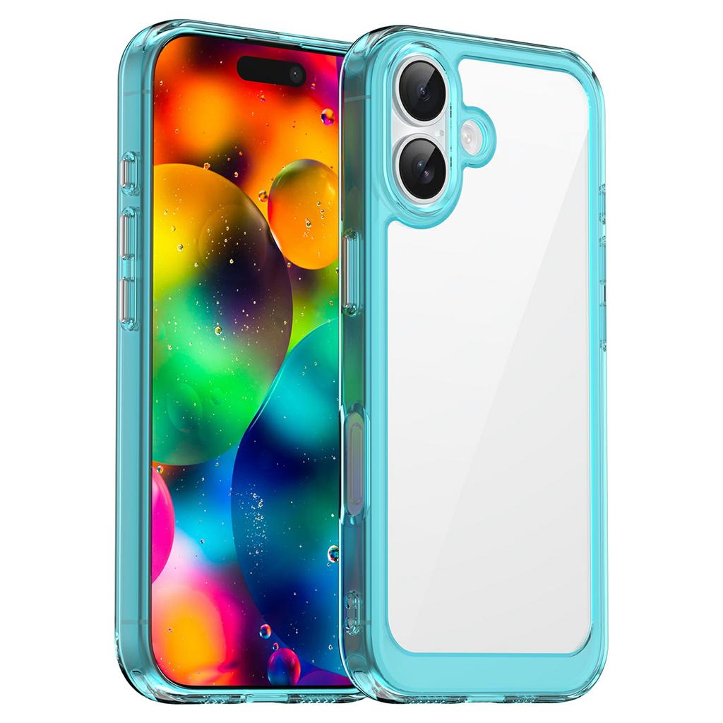 For iPhone 17 Case TPU + Acrylic Protective Clear Phone Cover