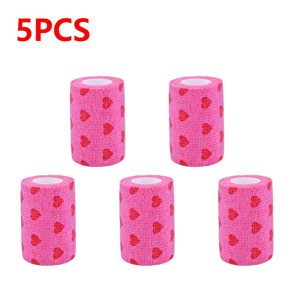 1-10pcs Cat Self-adhesive Elastic Bandage for Pet Dog Cat Bandage Leg Cover Protector Strap Bandage Non-woven Cohesive Bandage