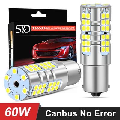 7440 T20 LED Light Canbus Error Free 1156 BA15S P21W LED Bulb Car Lights BAU15S PY21W W21W LED T25 3156 Yellow Turn Signal Lamp
