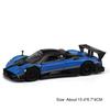1/32 Pagani Zonda R Diecast Models Huayra Dinastia Alloy Toys Miniature Car Sound Light Pull Back Doors Openned Cars Child Gifts
