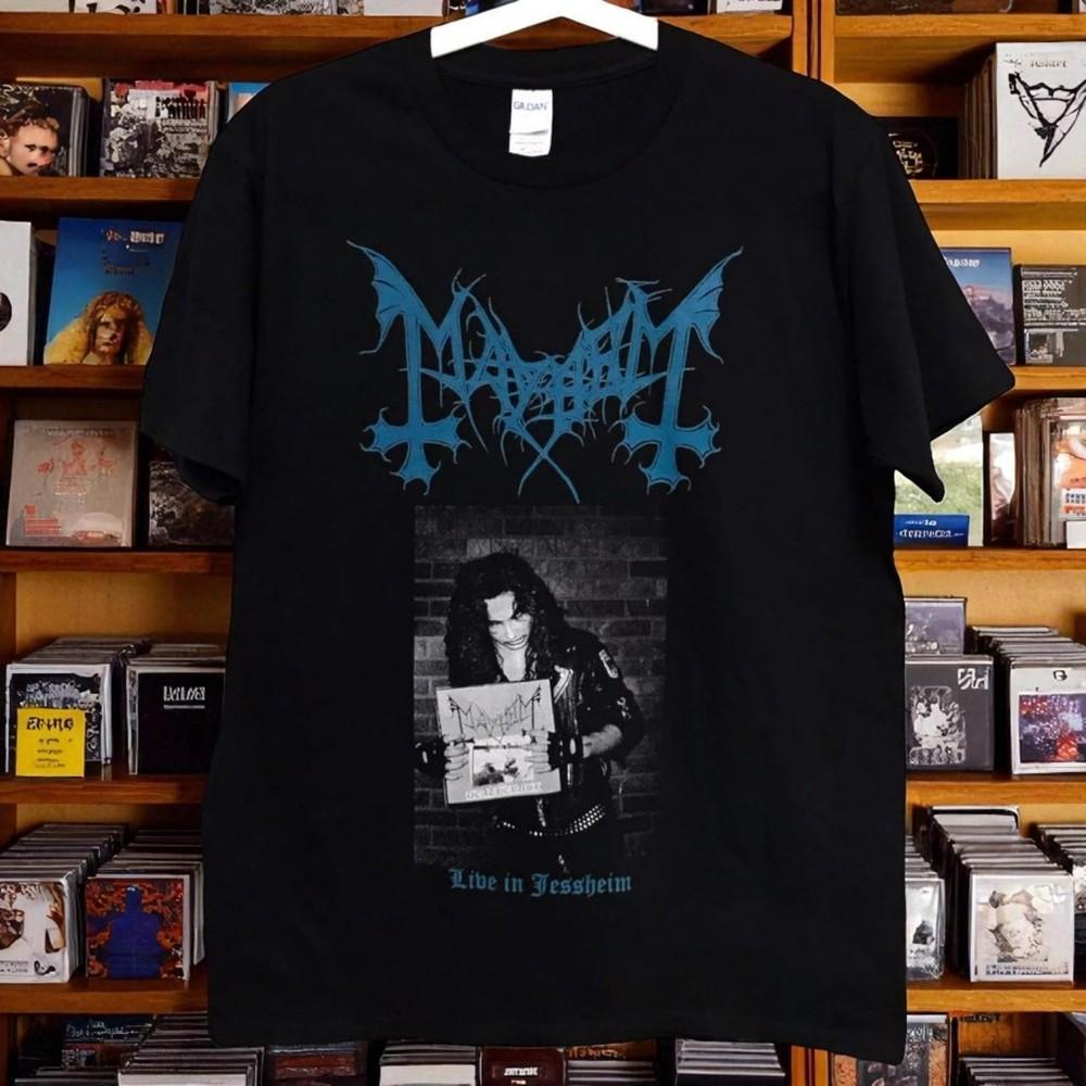 Vintage Mayhem rock music tour concert short sleeve black color shirt KV40134 Unisex T-Shirt XXL